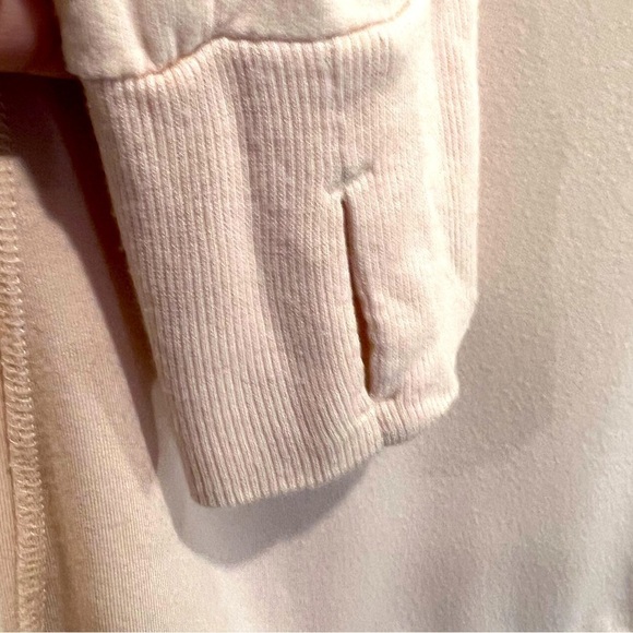 003. Yogalicious Relaxed Cross Neck Light Pink Sweatshirt Women's L - Picture 6 of 12